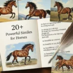 similes for horses