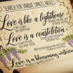 unique similes for love